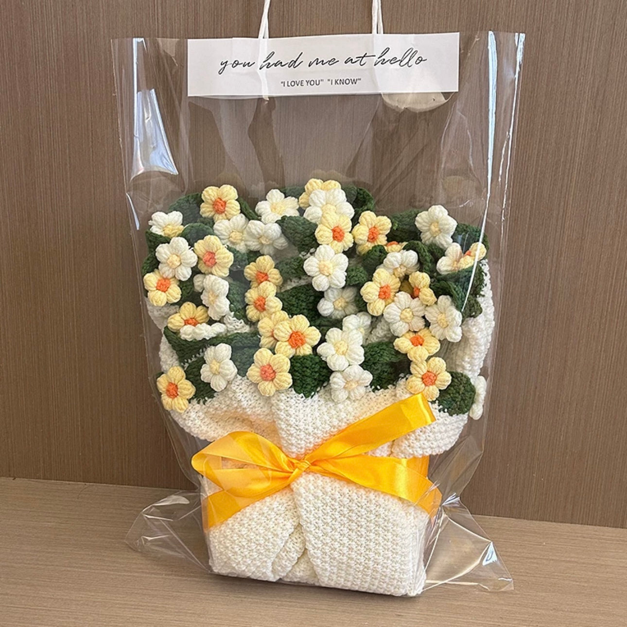 Crochet Rose&Sunflower bouquet blanket
