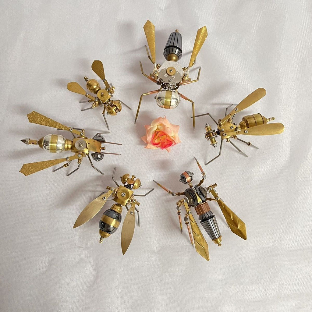 Steampunk Mechanical Bee Combination