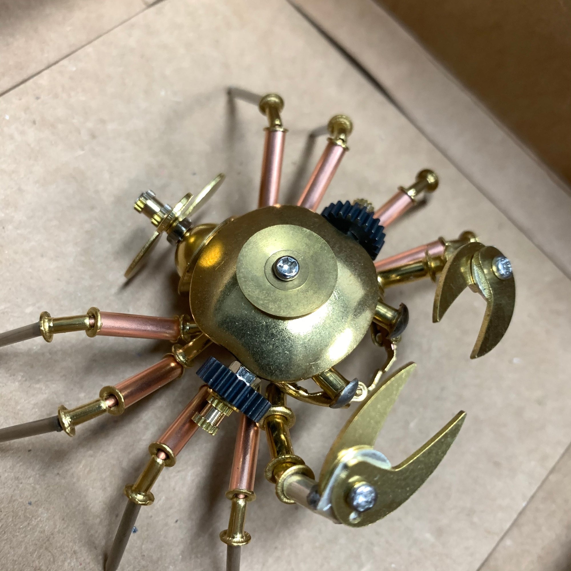 Steampunk Mechanical Crab