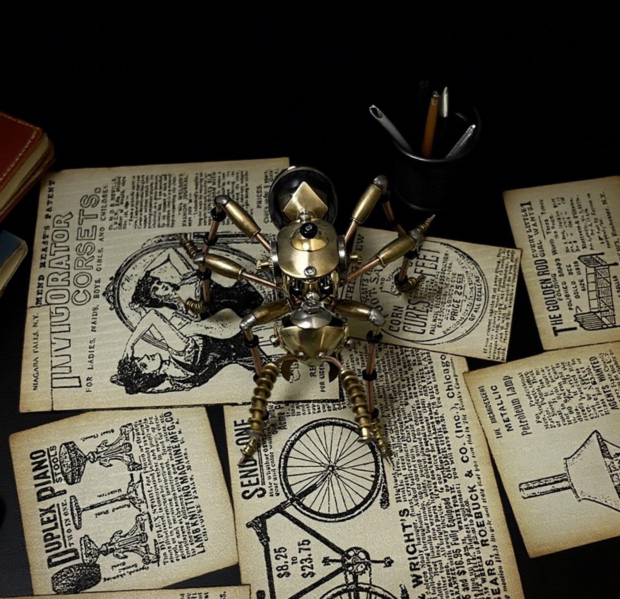 Steampunk Mechanical ant A