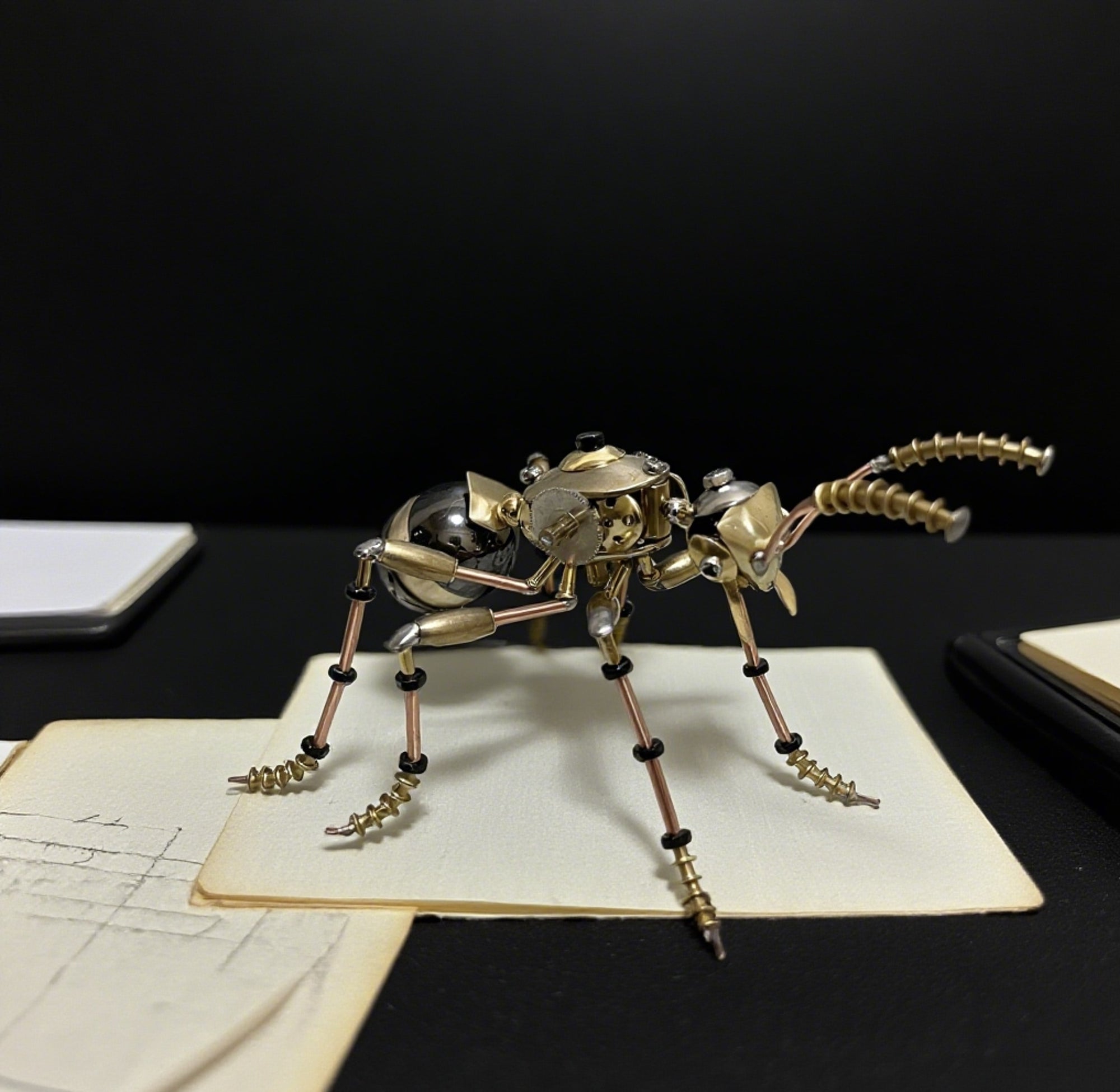 Steampunk Mechanical ant A