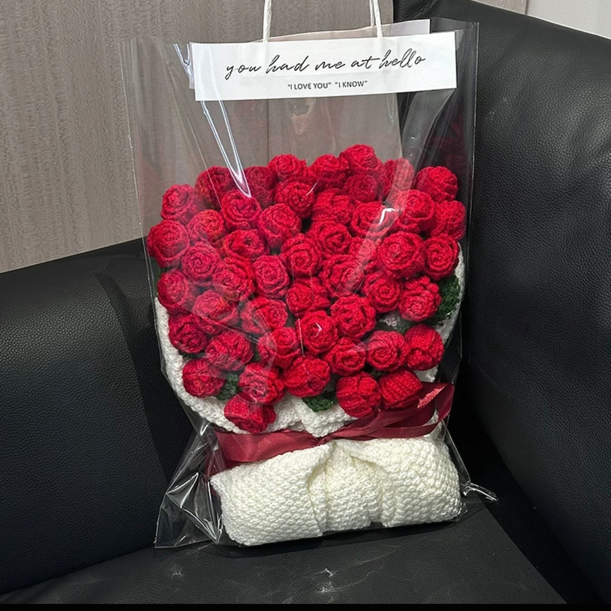 Crochet Sunflower& Rose bouquet blanket