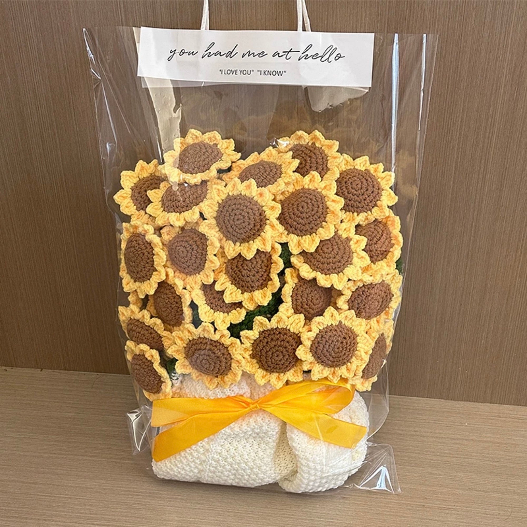Crochet Sunflower& Rose bouquet blanket